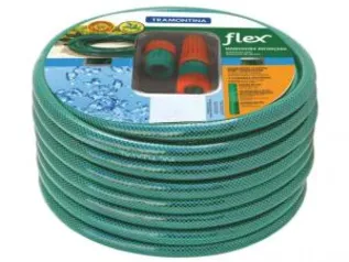 Mangueira em Pvc com Engate Rosqueado E Esguicho Flex com 10m Verde por R$ 26