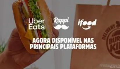 [RAPPI] BK e diversos retaurantes - R$30 de desconto acima de R$55