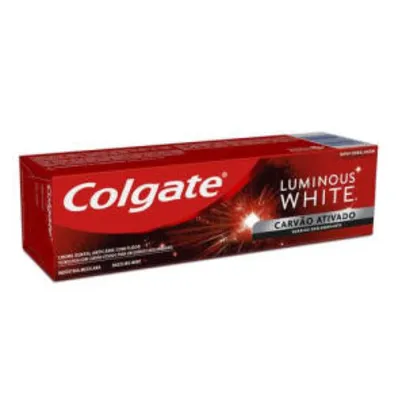 (Leve 3, pague 1) Creme Dental Colgate Luminous White Carvão Ativado 70g - R$5