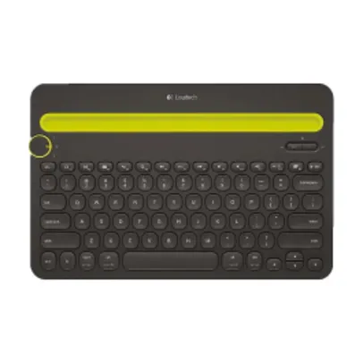 Teclado sem fio Logitech K480 com Conexão Bluetooth, Easy-Switch de 3 dispositivos para PC, Smartphone e Tablet, Layout US, Preto