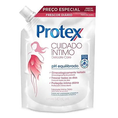 [REC] Sabonete Íntimo Líquido Protex Delicate Care 140Ml Refil