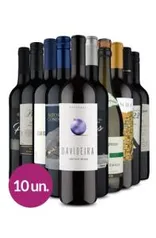 [Frete Grátis] Kit 10 Vinhos - 219,00