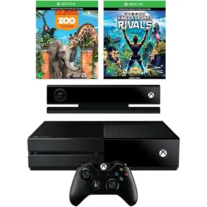 [Cartão Saraiva] Console Xbox One 500 Gb + Kinect - R$1349