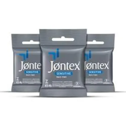 [Netfarma] Kit de Preservativos Jontex Sensitive - R$ 12