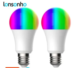 [50% AME] 2 Lâmpadas LED Inteligentes Lonsonho R$84