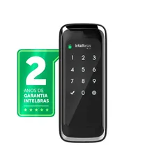 [Cc. Mastercard] Fechadura Digital de Sobrepor Touch Screen FR 101 Preto Intelbras