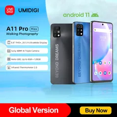 Smartphone  umidigi a11 pro max 670 4/128GB