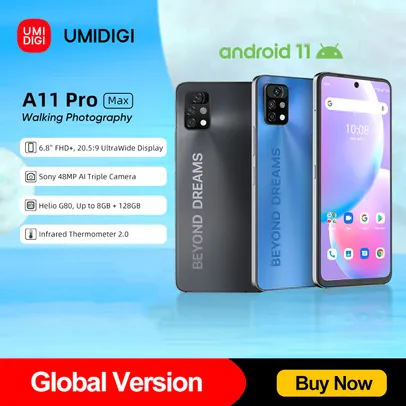 Smartphone  umidigi a11 pro max 670 4/128GB