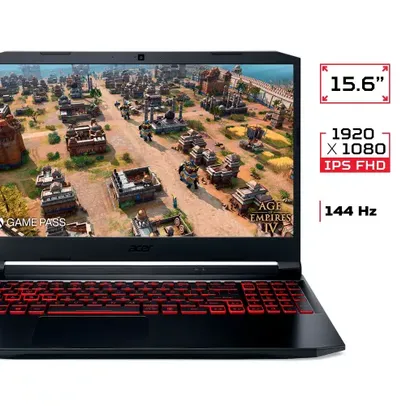 [APP] Notebook Gamer Acer Nitro 5 Ryzen 7 8GB 512GB ssd rtx 3050 4GB W11 15,6