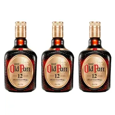 [R$80 a unidade, regional] Whisky Old Parr 750ml 3 Unidades