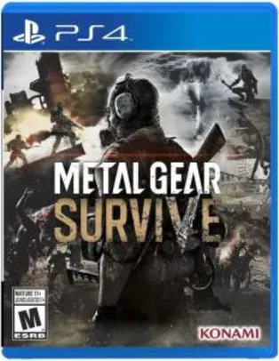 Metal Gear Survive - PS4  De R$ 249,90 Por: R$ 79,90