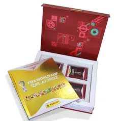 Kit Exclusivo Premium Álbum Copa Do Mundo Qatar 2022 Capa Dura Dourada + 120 Envelopes