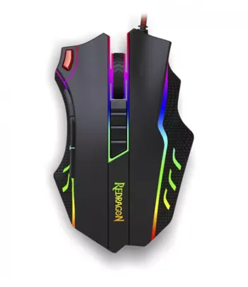 Mouse Gamer Redragon Titanoboa 2 Chroma, RGB, 24000 DPI, 10 Botões, Black, M802-RGB-1