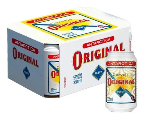 Cerveja Original 350ml Lata - Pack Com 12 Unidades | R$26