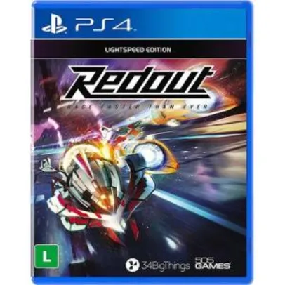 Redout Lightspeed Edition - PS4 - R$27 (Cartão Americanas)