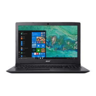Notebook Acer Intel Core i5 8GB 1TB Tela 15,6" Windows 10 Aspire 3 A315 53-52ZZ Preto | R$2.080