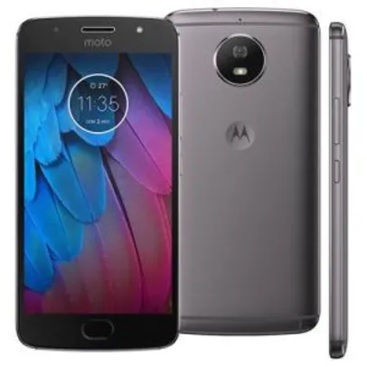 Smartphone Motorola Moto G5s XT1792 Platinum com 32GB, Tela de 5.2'', Dual Chip, Android 7.1, 4G, Câmera 16MP, Processador Octa-Core e 2GB de RAM - R$747