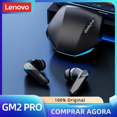 Lenovo Fone de Ouvido GM2 Pro sem Fio, Bluetooth 5.3, Chamadas em Alta Defini