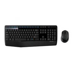 KIT TECLADO E MOUSE LOGITECH MK345 USB WIRELESS PRETO, 920-007821 | R$180