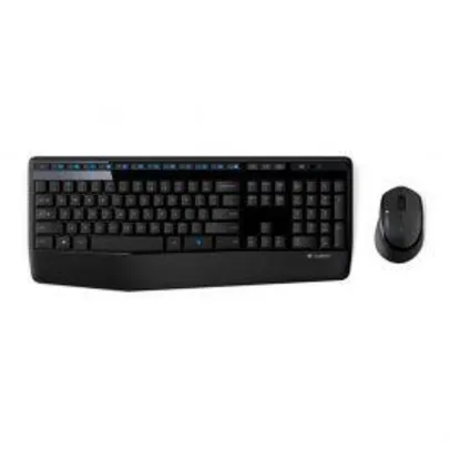 KIT TECLADO E MOUSE LOGITECH MK345 USB WIRELESS PRETO, 920-007821 | R$180