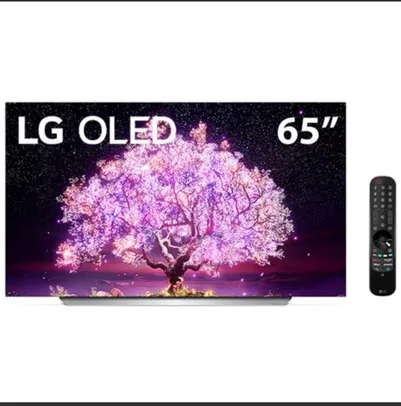 Smart TV 65" LG 4K OLED 65C1 120 Hz, G-Sync, FreeSync, 4x HDMI 2.1, Inteligência Artificial ThinQ, Google, Alexa e Smart Magic - 2021