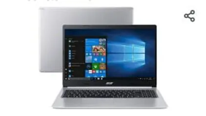 Notebook acer Aspire 5 i5 décima geração mx250(melhor do que radeon 540x e vega 10)SSD 8 GB | R$3799