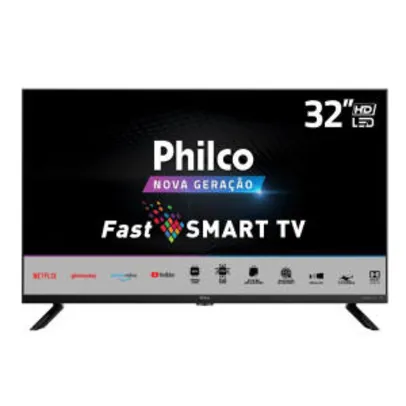 [CC Shoptime] Smart TV LED 32" Philco PTV32G70SBL HD | R$945