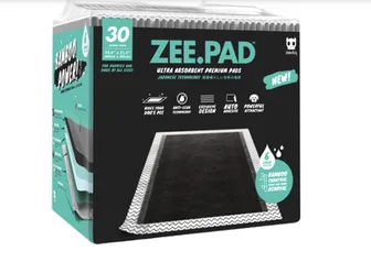 Tapete Higiênico De Carvão Zee Pad Com 30 Unidades 60 X 80cm | R$83