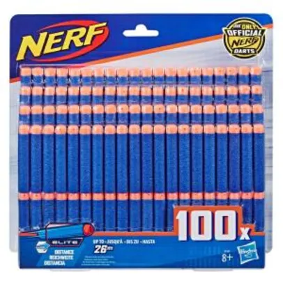 Lançador de Dardos - Nerf Elite - 100 Dardos com Refil - Hasbro