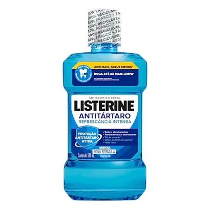 (rec)Enxaguatório Bucal Tartar Control, Listerine, 500ml