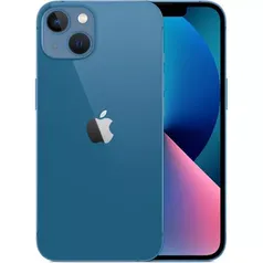 [Ame SC R$4421] iPhone 13 Apple 256GB iOS 5G Wi-Fi Tela 6.1'' Câmera Dupla 12MP - Azul