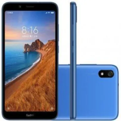 Smartphone Xiaomi Redmi 7A 32GB 2GB RAM Versão Global Desbloqueado Azul