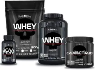 COMBO WHEY 2X + BCAA + CREATINA (BAU E CHOC) | R$130