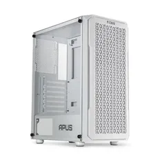 Gabinete Gamer Pichau Apus White, Mid-Tower, Lateral de Vidro Temperado, Com 3 Fans, Branco