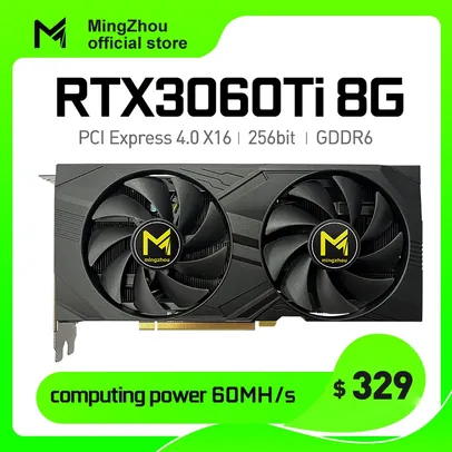 Placa de video RTX 3060 Ti 8GB MingZhuo