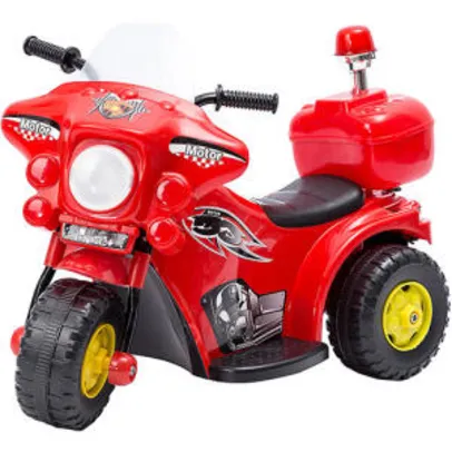 Mini Moto Elétrica Infantil Vermelha - brink+ | R$210