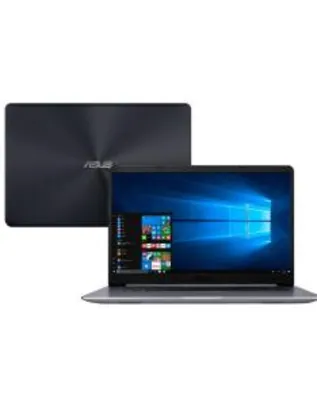 Notebook Asus Vivobook X510UR-BQ378T Intel Core i5 4GB (Geforce 930MX) 1TB Tela 15,6 FULL HD IPS - Windows 10 - Cinza