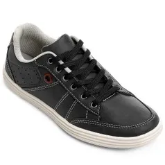 Sapatênis Burn York - Preto e Areia R$ 44,99