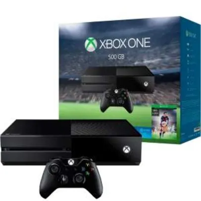 [Kabum] Console Microsoft Xbox One 500GB + FIFA 16 + 1 Mês EA Access por R$ 1650