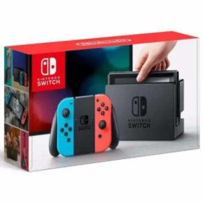 Nintendo Switch 32gb Neon R$1.679