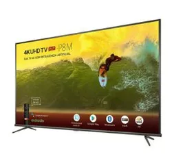 Smart TV 4k LED 55" SEMP TCL 55P8M Android Wi-FI Bluetooth HDR Inteligência Artificial 3HDMI 2USB