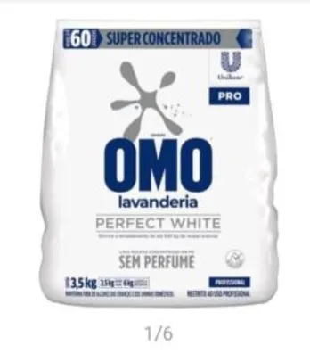 [Magalupay] Sabão em Pó Omo Perfect White - 3,5kg | R$24