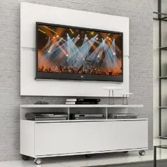 Rack Home Buzios 1,2 M para TV 48" Branco | R$179