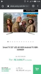 Smart TV Sony | XBR-55X905F 55" com frete grátis