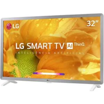 Smart TV LG LED 32'' HD Thinq AI Conversor Digital Integrado 3 HDMI 2 USB Wi-Fi com Inteligência Artificial - 32LM620BPSA
