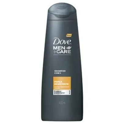 Shampoo Dove 2 em 1 Men Care Força Resistente 400ml por R$ 14