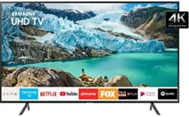 Smart TV UHD 4K 58" UN58RU7100, Visual com Cabos Escondidos, Controle Remoto Único e Bluetooth