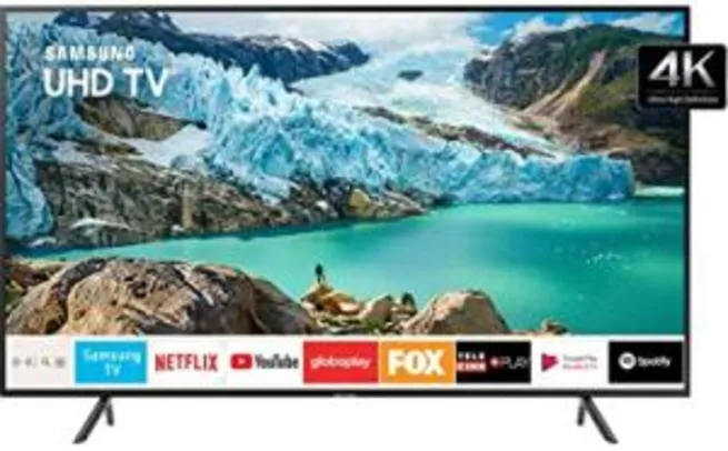 Smart TV UHD 4K 58" UN58RU7100, Visual com Cabos Escondidos, Controle Remoto Único e Bluetooth