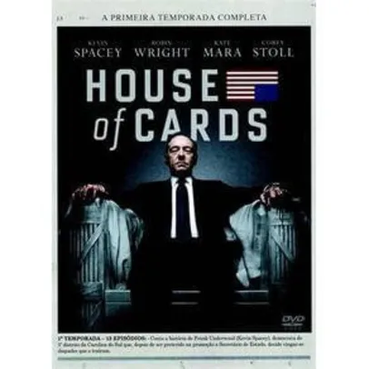 DVD House of Cards (temporadas 1, 2 e 3) | R$9