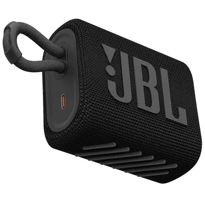 Caixa de Som JBL GO3, Bluetooth, À Prova d'Agua e Poeira, 4,2W RMS | R$219
